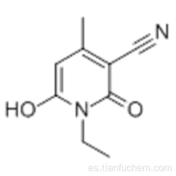 1-etil-6-hidroxi-4-metil-2-oxo-1,2-dihidropiridin-3-carbonitrilo CAS 28141-13-1